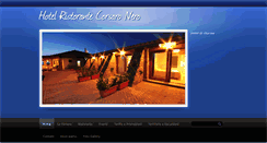 Desktop Screenshot of hotelcorsaronero.com